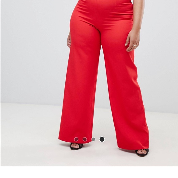 High Waist/ WideLeg Trousers - Picture 3 of 14